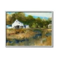 thumbnail image 1 of Stupell Industries White Farmhouse Landscape Rustic Rolling Grassland Design by Liz Jardine, 11" x 14", Gray Framed, 1 of 1