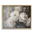 thumbnail image 1 of Stupell Industries Transitional White Florals Vintage Gold Floating Frame Canvas Art, 21 x 17, by Petals Prints Design, 1 of 8