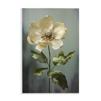 Stupell Industries White Floret Bloom Botanical & Floral Painting Unframed Art Print Wall Art, 10 x 15