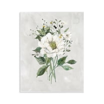 Stupell Industries White Flower Bundle Plants & Flowers Painting Unframed Art Print Wall Art, 11 x 14