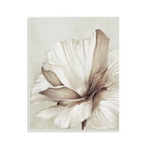Stupell Industries White Flower Petals Botanical & Floral Painting Unframed Art Print Wall Art, 11 x 14