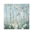 thumbnail image 1 of Stupell Industries White Flowers Blooming Forest Birch Trees Scenery Painting Gallery Wrapped Canvas Print Wall Art, Design by Sally Swatland, 1 of 6