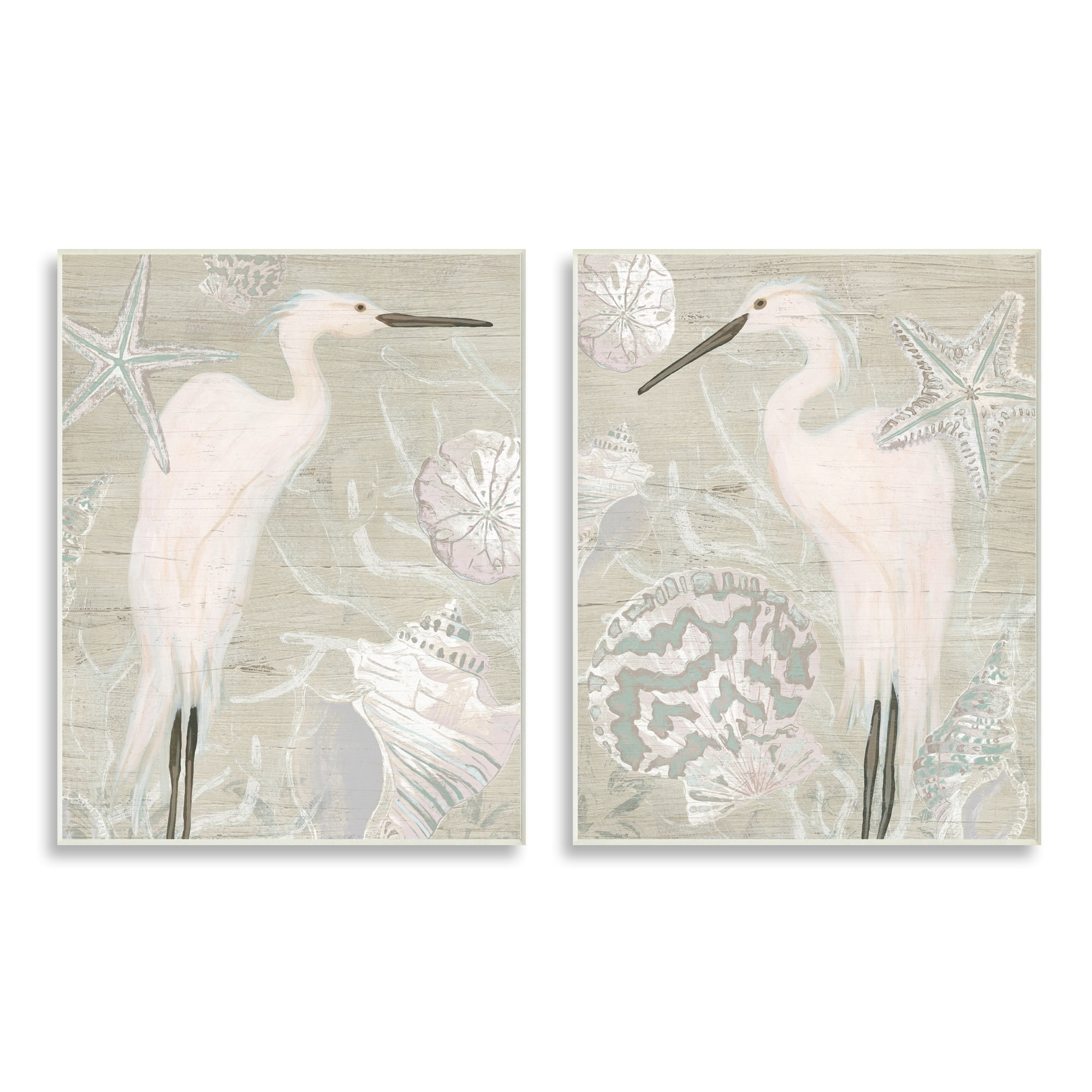 Stupell Industries Heron Bird Duo Framed Wall Art Set, 2 Panels, Gray Frame By Grace Popp - View #4