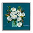 thumbnail image 1 of Stupell Industries White Hydrangea Modern Bouquet Painting Gray Framed Art Print Wall Art, Design by Liz Jardine, 1 of 7