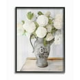 thumbnail image 1 of Stupell Industries White Hydrangea in French Country Pitcher Still Life Framed Wall Art Design by Stellar Design Studio, 24" x 30", Black Framed, 1 of 8