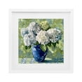 thumbnail image 1 of Stupell Industries French Country White Hydrangeas in Blue Vase White Framed Print Under Glass, 16 x 16, by Gina Kelly, 1 of 8