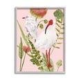 thumbnail image 1 of Stupell Industries White Ibis Floral Arrangement Graphic Art Gray Framed Art Print Wall Art, Design by Melissa Wang, 1 of 7