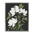 thumbnail image 1 of Stupell Industries Transitional White Over Black Floral Gray Floating Frame Canvas Art, 25 x 31, by Lucille Price, 1 of 8