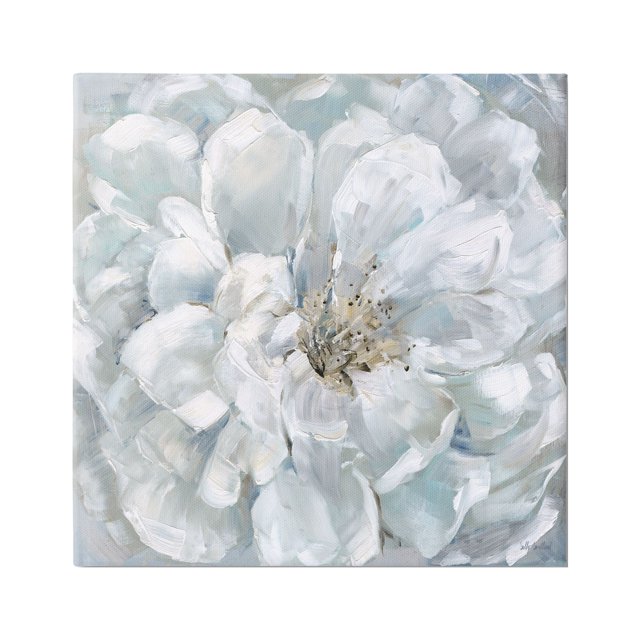 Stupell Industries White Painted Blossom Botanical & Floral Painting