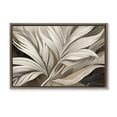 thumbnail image 1 of Stupell Industries White Palm Curves Brown Framed Floater Canvas Wall Art design by Norm Stelfox, 21 x 31, 1 of 9