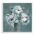 thumbnail image 1 of Stupell Industries Transitional White Peony Impression in Vase White Framed Giclee Art, 24 x 24, by Nan, 1 of 8