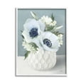 thumbnail image 1 of Stupell Industries White Poppies Small Orchids Flower Geometric Vase,16 x 20, Design by House Fenway, 1 of 5
