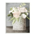 thumbnail image 1 of Stupell Industries White Roses and Botanicals on Birch Stump Painting, 13 x 19,Design by House Fenway, 1 of 5