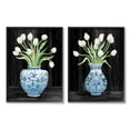 thumbnail image 1 of Stupell Industries White Tulips Chinese Ceramic Urn Patterned Porcelain,24 x 30, Design by Cindy Jacobs, 1 of 7