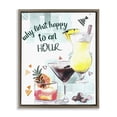 thumbnail image 1 of Stupell Industries Why Limit Happy To An Hour Brown Framed Floater Canvas Wall Art design by Femvisionary, 31 x 25, 1 of 9