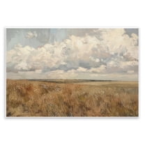 Stupell Industries Wide Open Farm Field Landscape & Nature Painting Unframed Art Print Wall Art, 15 x 10