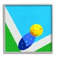 thumbnail image 1 of Stupell Industries Wiffle Ball Court Abstract Sports Sports Painting Gray Framed Art Print Wall Art, 1 of 7