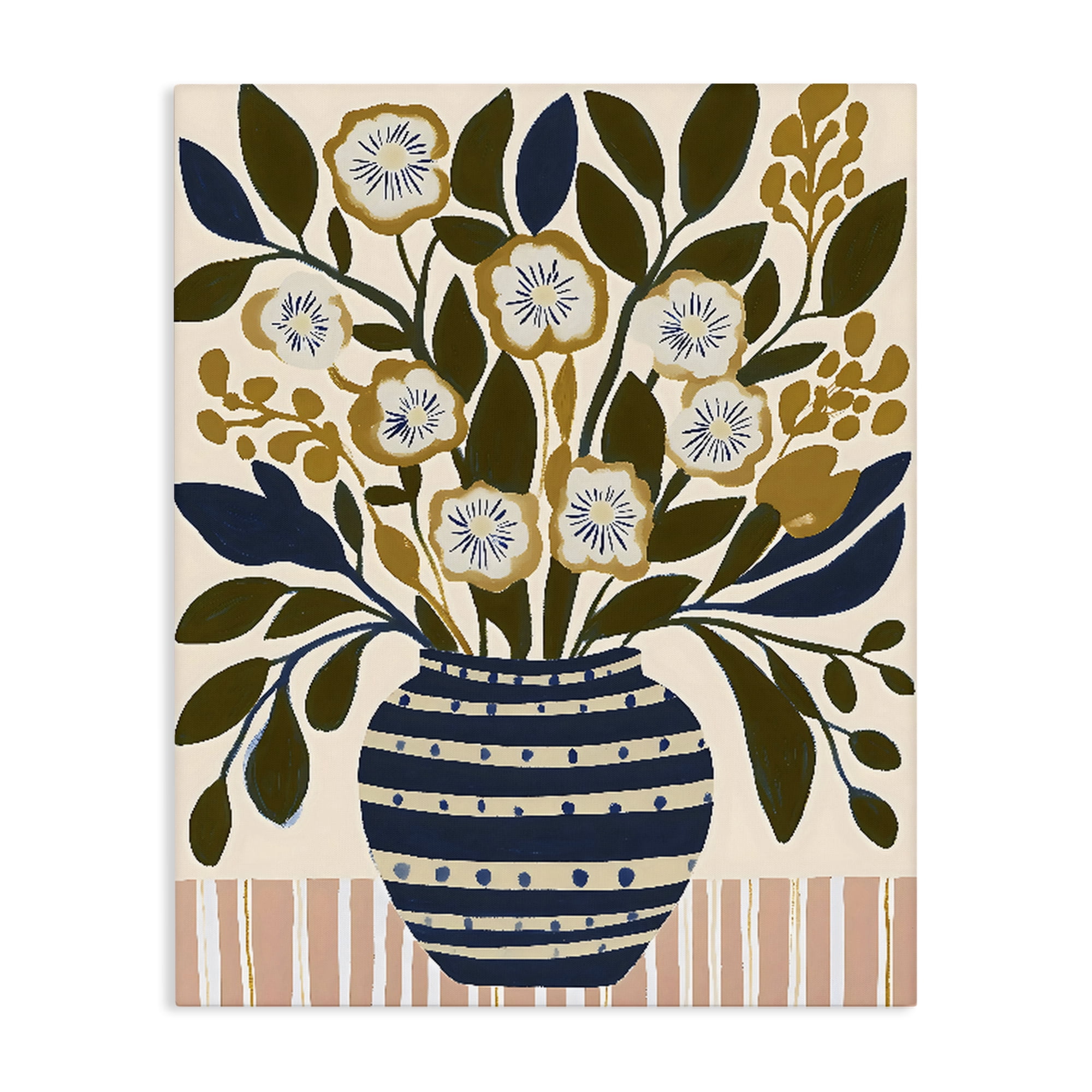 Stupell Industries Wild Bloom Boho Arrangement Canvas Wall Art, design by Creative Studio