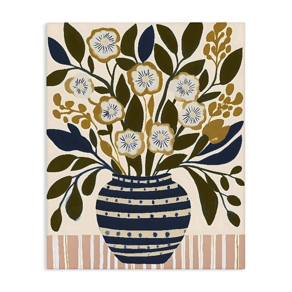Stupell Industries Eclectic Wild Bloom Boho Arrangement Canvas Art, 36 x 48, by Creative Studio