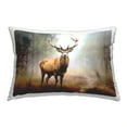 thumbnail image 1 of Stupell Industries Wild Elk in Nature Decorative Printed Throw Pillow, 14 x 20, 1 of 5