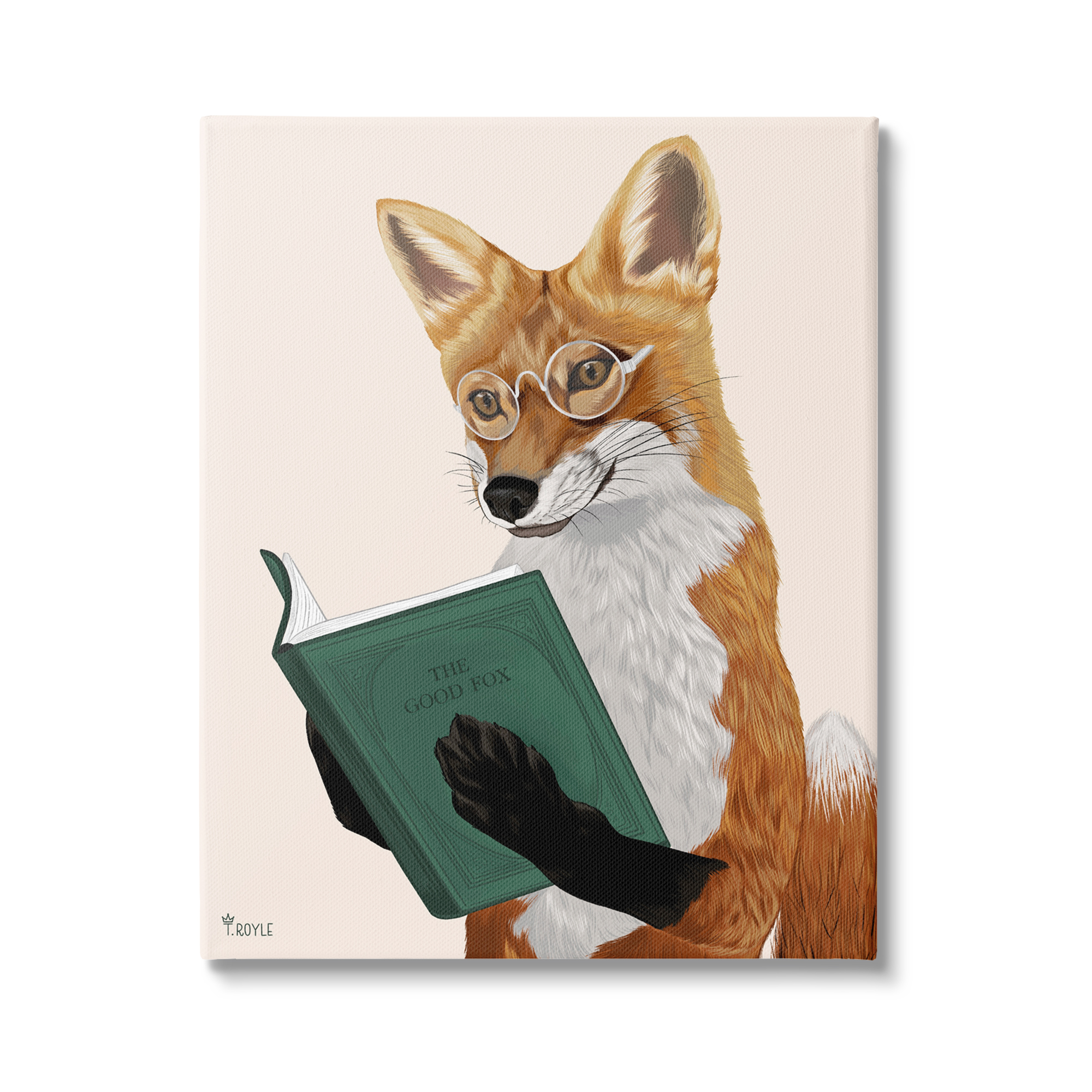 Stupell Industries Wild Fox Reading Book Animals & Insects Painting Gallery  Wrapped Canvas Art Print Wall Art, 36 x 48 - Walmart.com