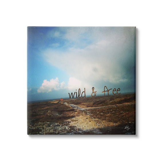 Stupell Industries Wild & Free Rural Landscape Graphic Art Gallery Wrapped Canvas Print Wall Art, Design by K. Kaufman