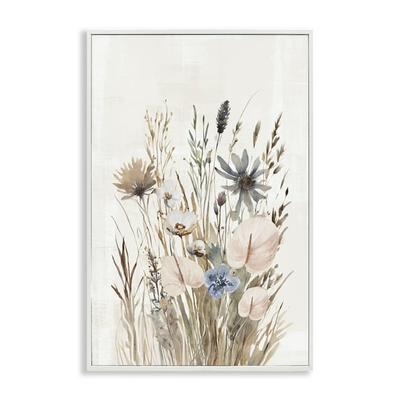 Stupell Industries Wild Grasses Cottage White Framed Giclee Art design by 1x, 30 x 20