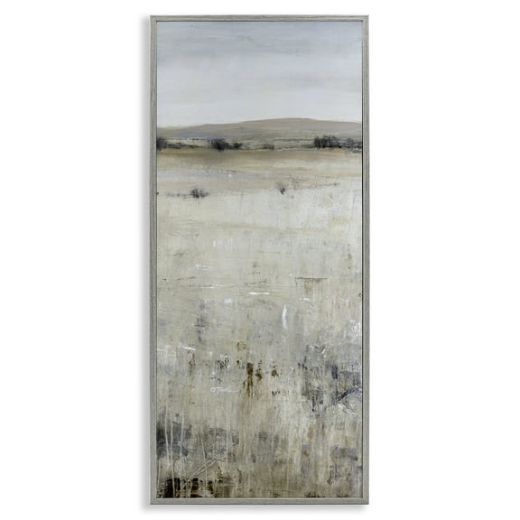 Stupell Industries Wild Mountain Pasture Gray Framed Giclee Art design by Tim OToole, 24 x 10