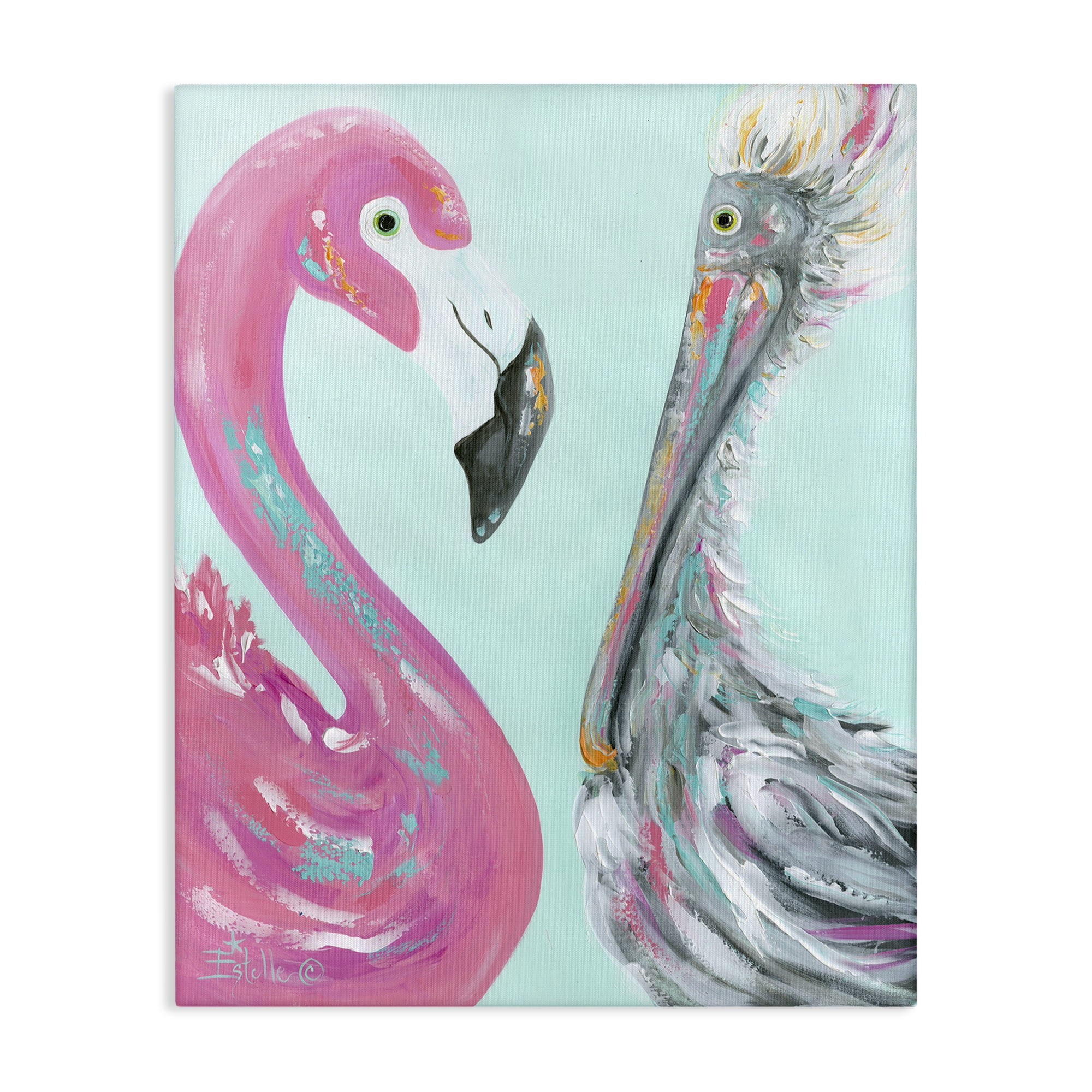 Stupell Industries Wild Nautical Birds Animals & Insects Painting Gallery Wrapped Canvas Art Print Wall Art, 24 x 30