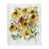 Stupell Industries Wild Rudbeckia Flowers Botanical & Floral Painting Gallery Wrapped Canvas Art Print Wall Art, 16 x 20