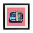 thumbnail image 1 of Stupell Industries Mid-Century Wild Sardines on Pink Black Framed Print Under Glass, 13 x 13, by Kate Jarvik Birch, 1 of 8