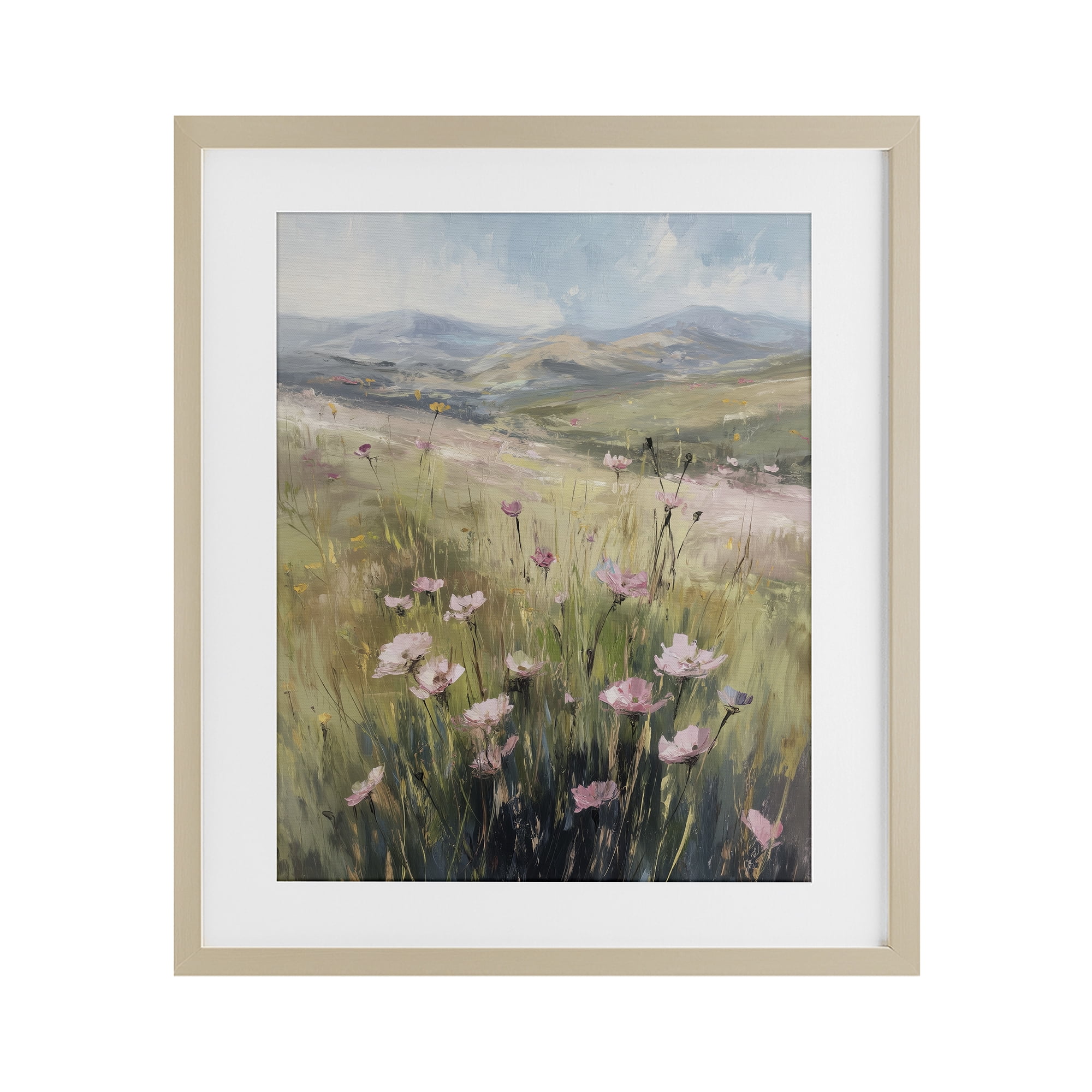 Stupell Industries Wild Shrubs in Pasture Birch Framed Print Under Glass, design by Svetlana Aleynikova