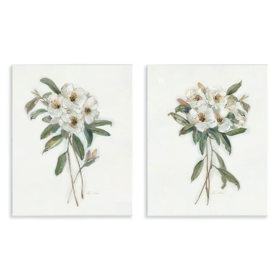 Stupell Industries Wild Spring Flower Bundles Floral Painting Unframed Art Print Wall Art, 11 x 14, Set of 2