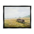 thumbnail image 1 of Stupell Industries Wild West Wagon Cart Rural Hill Farm Scenery Jet Black Framed Floating Canvas Wall Art, 24x30, by Bruce Nawrocke, 1 of 9