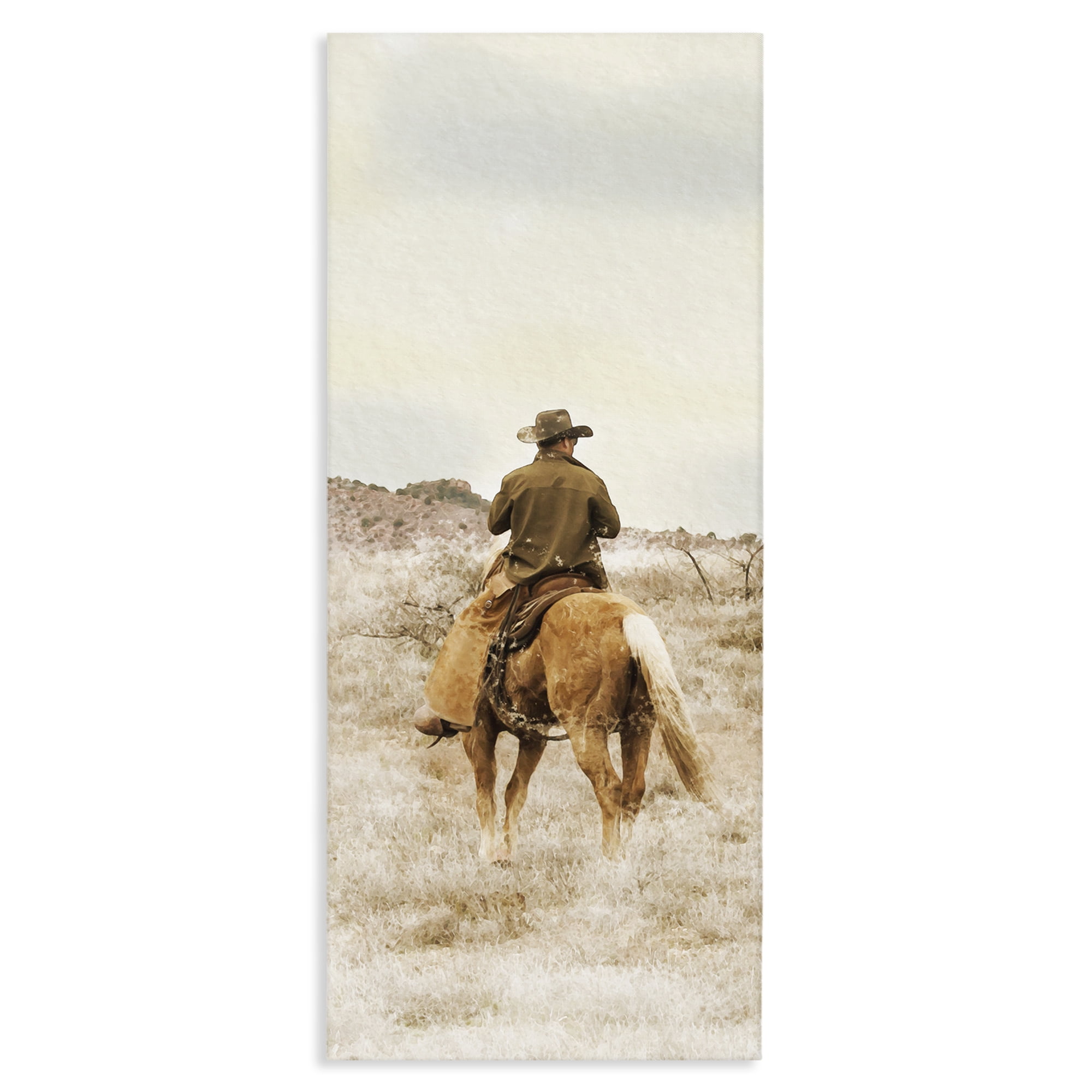 Stupell Industries Wild Wrangling Cowboy Canvas Wall Art, design by Marcus Prime