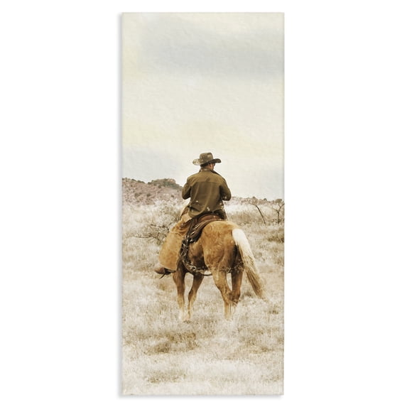 Stupell Industries Southwestern Wild Wrangling Cowboy Canvas Art, 10 x 24, by Marcus Prime