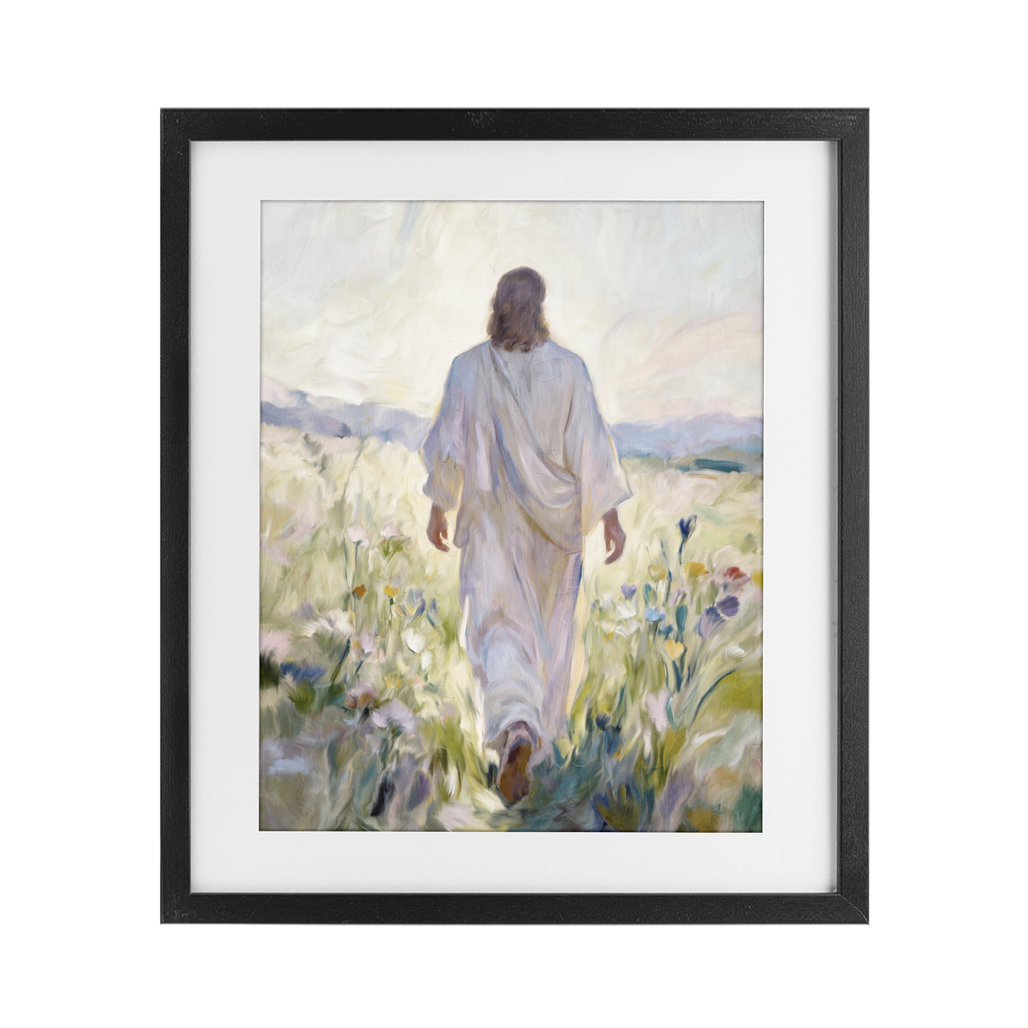 Stupell Industries Wildflower Faithful Follower Black Framed Print Under Glass, design by Kim Allen
