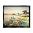 thumbnail image 1 of Stupell Industries Wildflower Farm Field Landscape Painting Black Floater Framed Canvas Art Print Wall Art, 21 x 17, 1 of 10