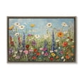 thumbnail image 1 of Stupell Industries Contemporary Wildflower Field of Spring Blooms Brown Floating Frame Canvas Art, 25 x 17, by Creative Studio, 1 of 8