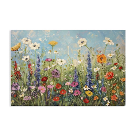 Stupell Industries Contemporary Wildflower Field of Spring Blooms Canvas Art, 36 x 24, by Creative Studio