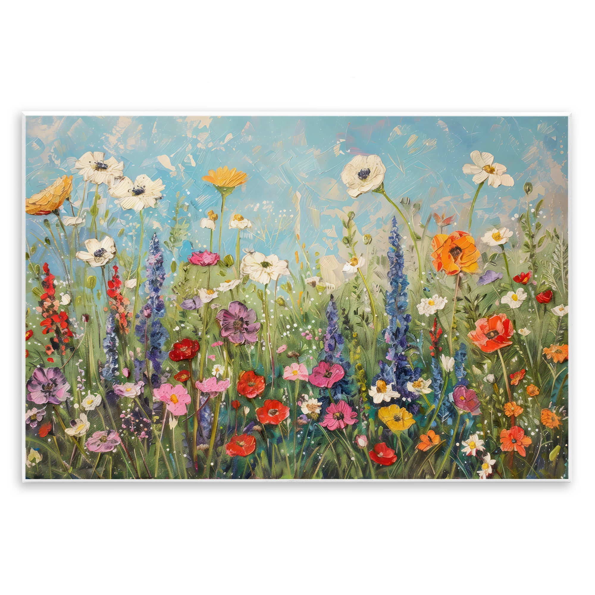 Stupell Industries Wildflower Field of Spring Blooms Wall Plaque Art, design by Creative Studio