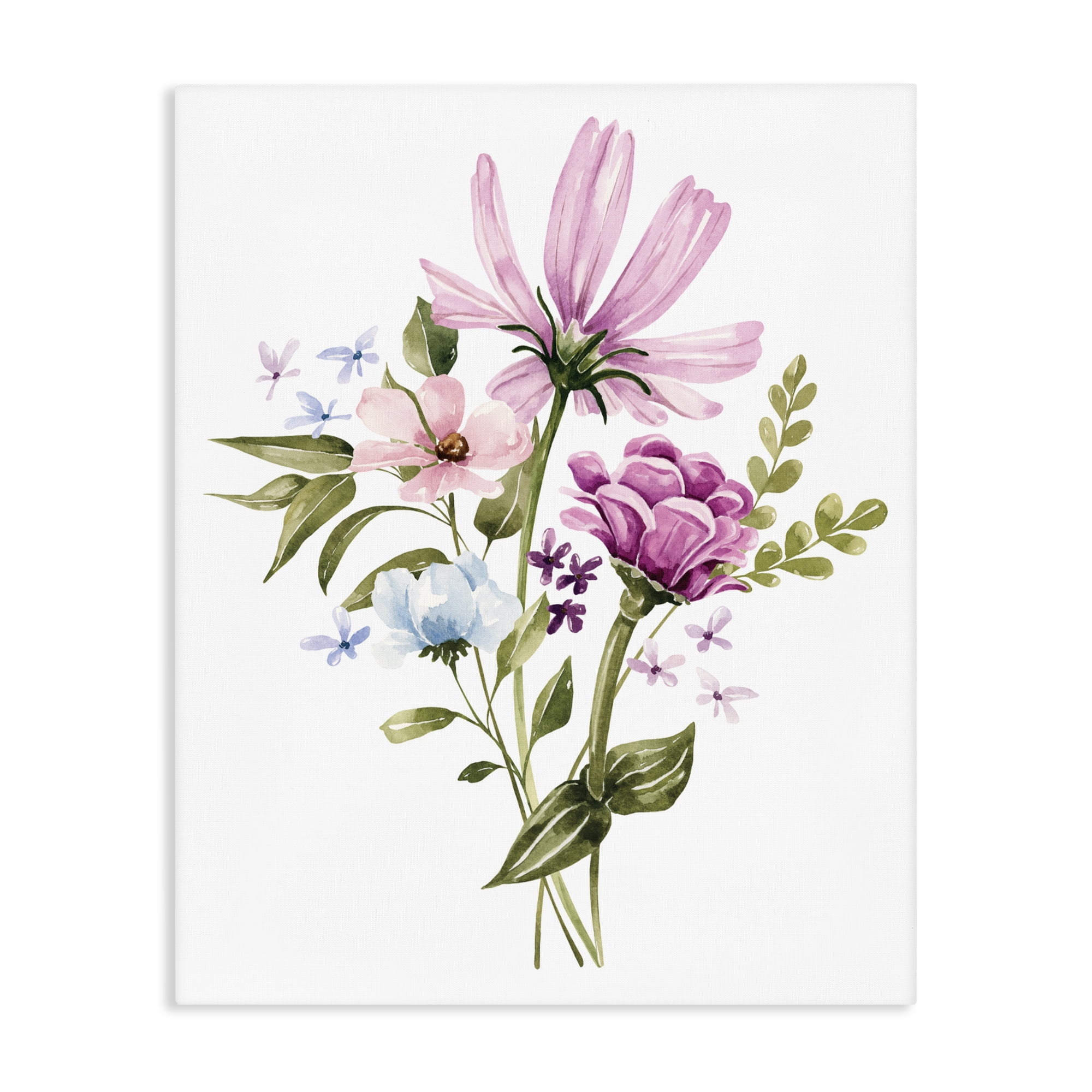 Stupell Industries Wildflower Fields Floral Bundle Canvas Wall Art, design by Bethany Sandoval