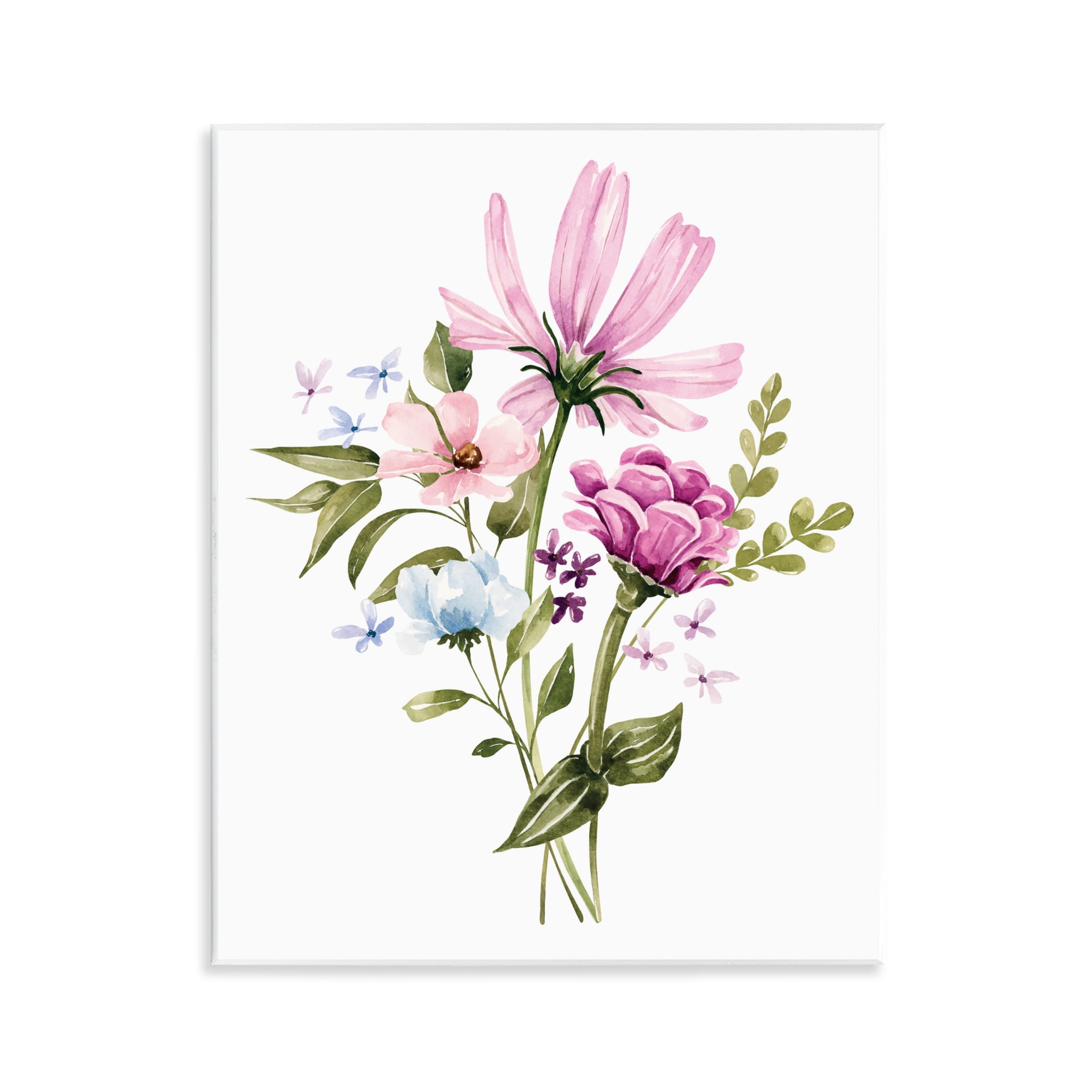 Stupell Industries Wildflower Fields Floral Bundle Wall Plaque Art, design by Bethany Sandoval