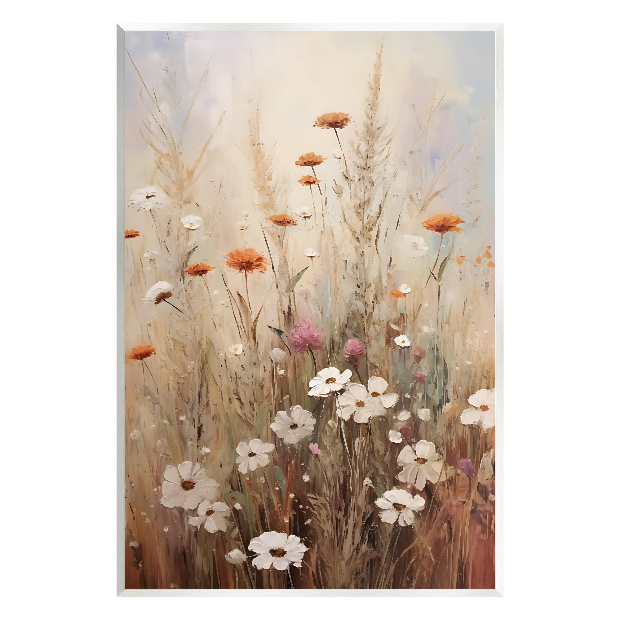 Stupell Industries Wildflower Meadow Painting Botanical & Floral Painting Unframed Art Print Wall Art, 10 x 15