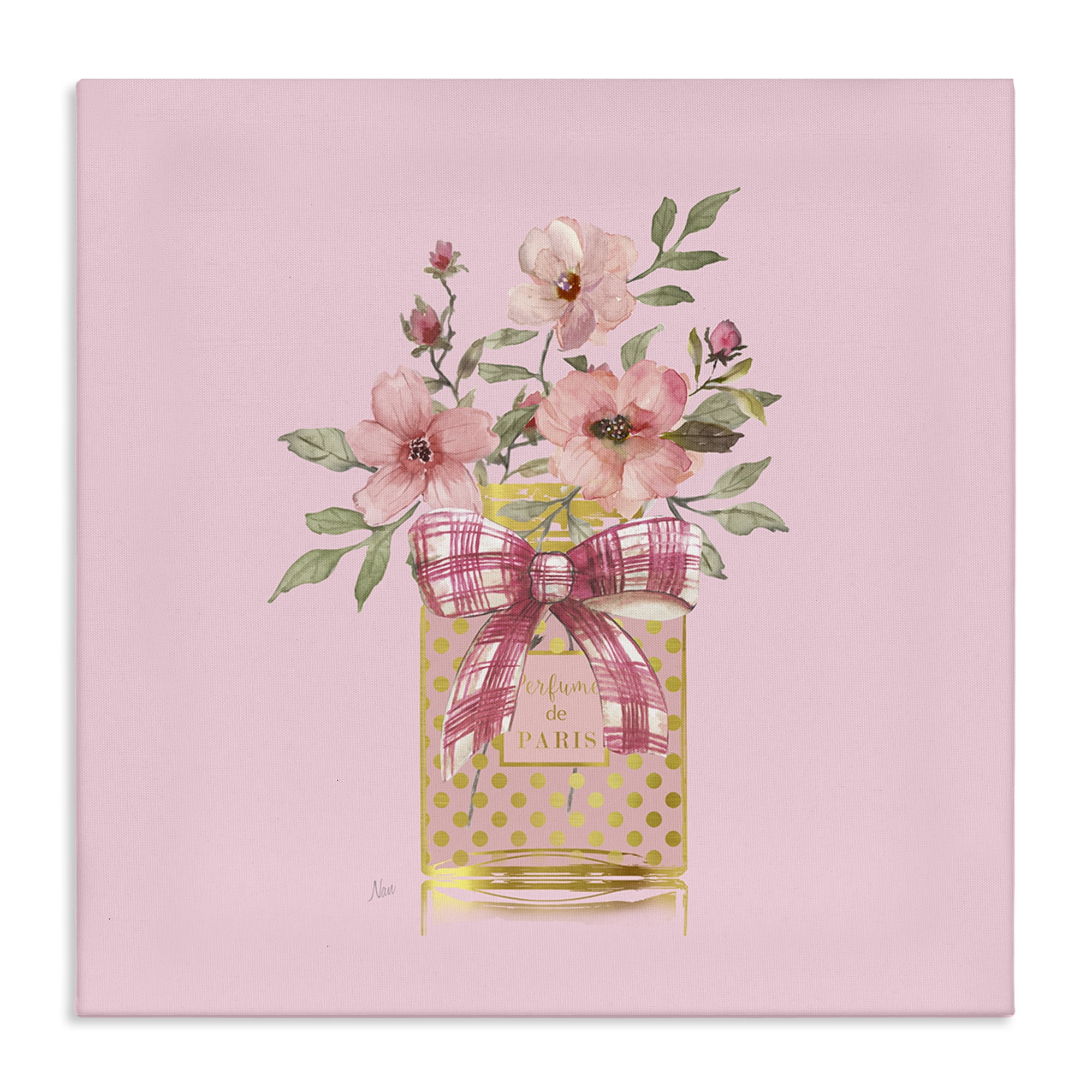 Stupell Industries Wildflower Perfume Bouquet Plants & Flowers Painting Wrapped Canvas Art Print Wall Art, 24 x 24