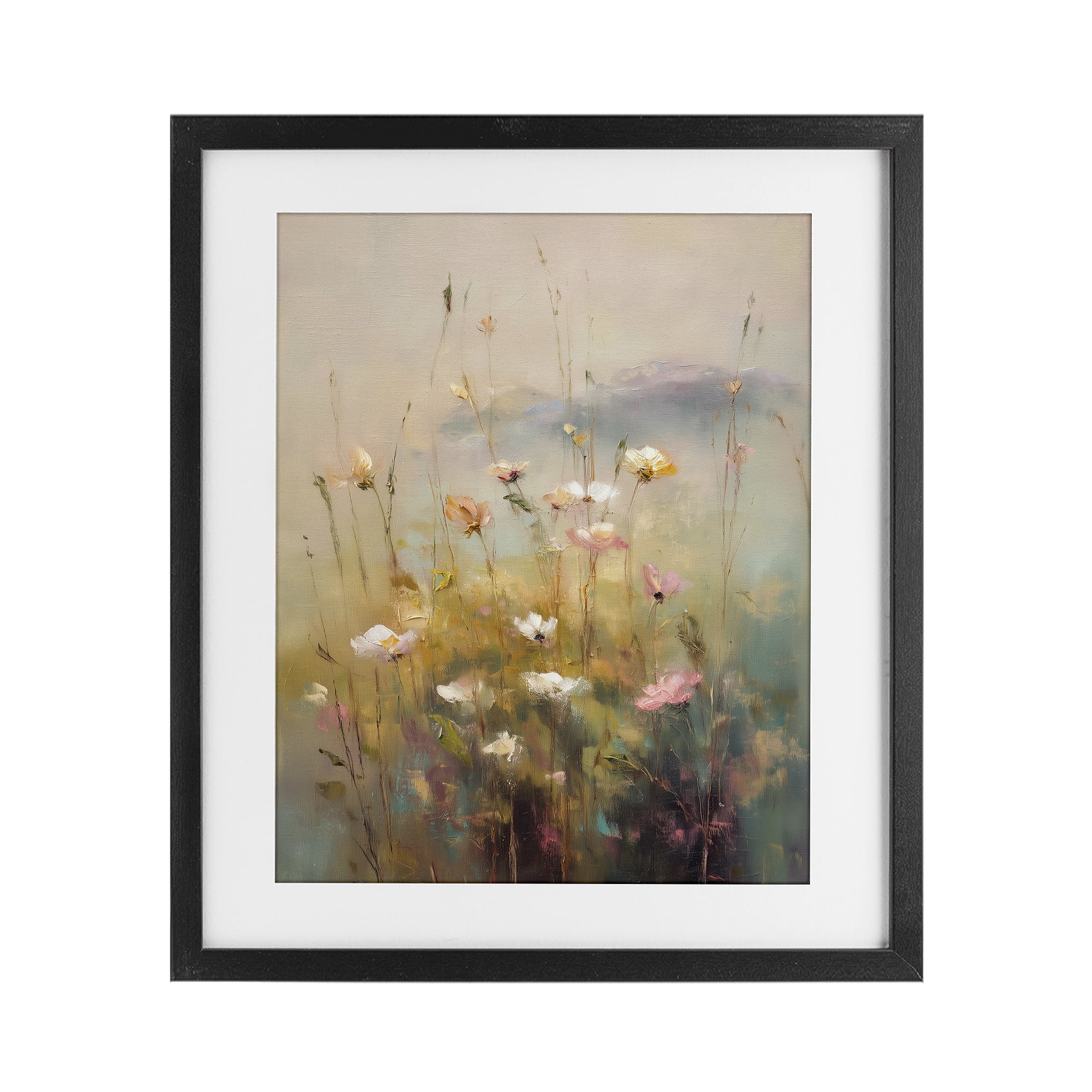 Stupell Industries Wildflower Valley Impression Black Framed Print Under Glass, design by Svetlana Aleynikova