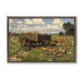 thumbnail image 1 of Stupell Industries French Country Wildflower Wagon in Bloom Brown Floating Frame Canvas Art, 25 x 17, by Franklyn Gregory, 1 of 8