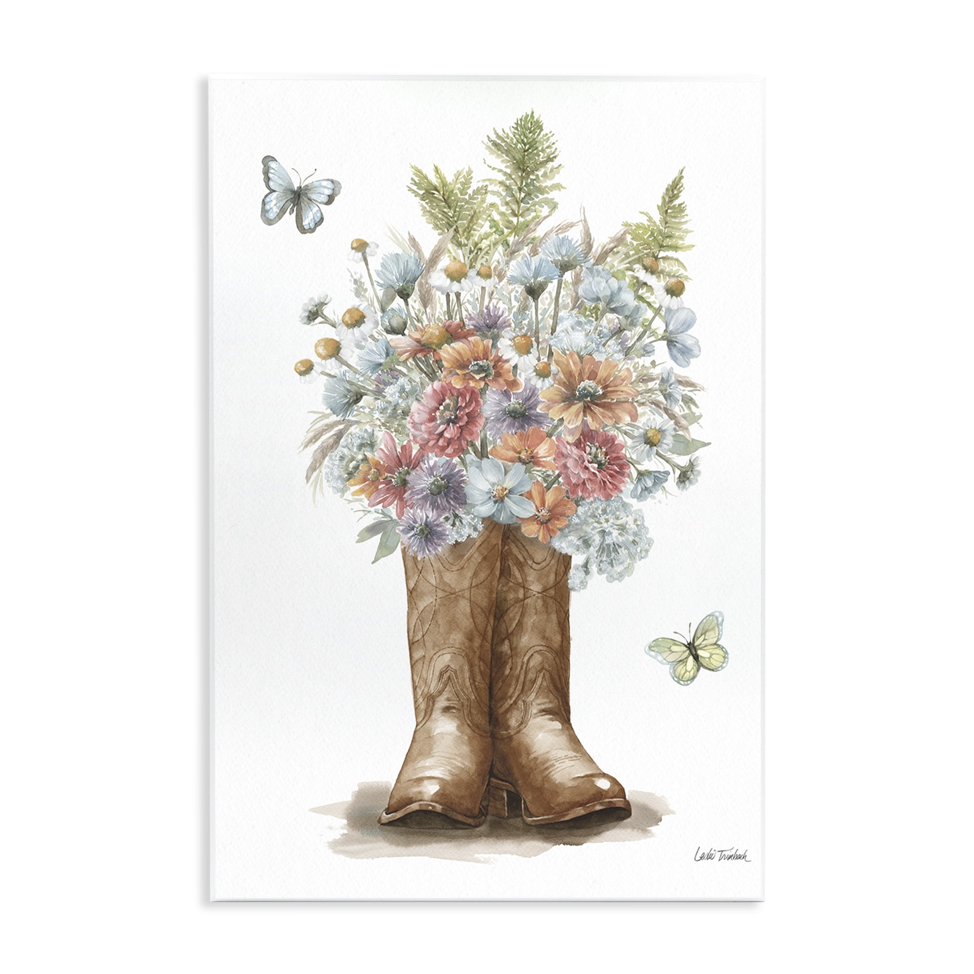 Stupell Industries Wildflower Western Bouquet Botanical & Floral Painting Unframed Art Print Wall Art, 10 x 15