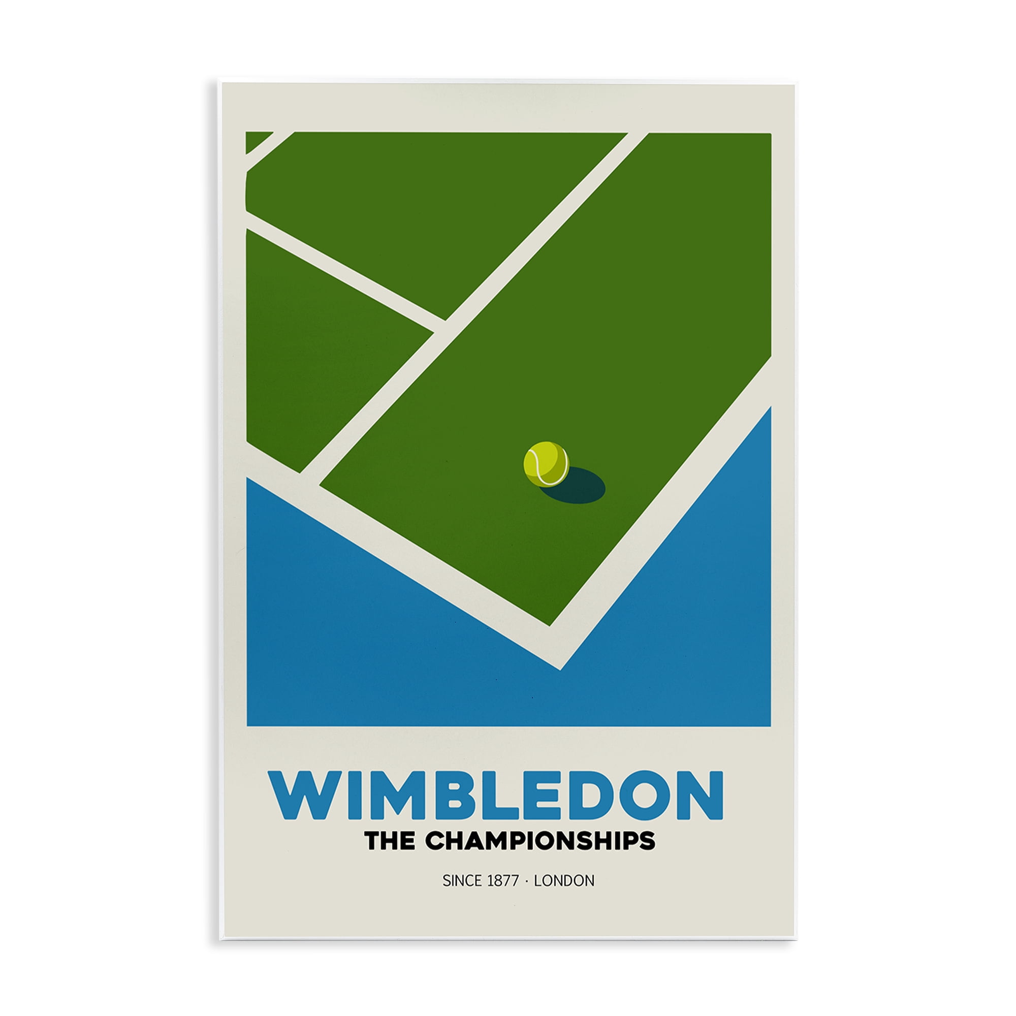 Stupell Industries Wimbledon Tennis Court Wall Plaque Art, design by Andreas Magnusson