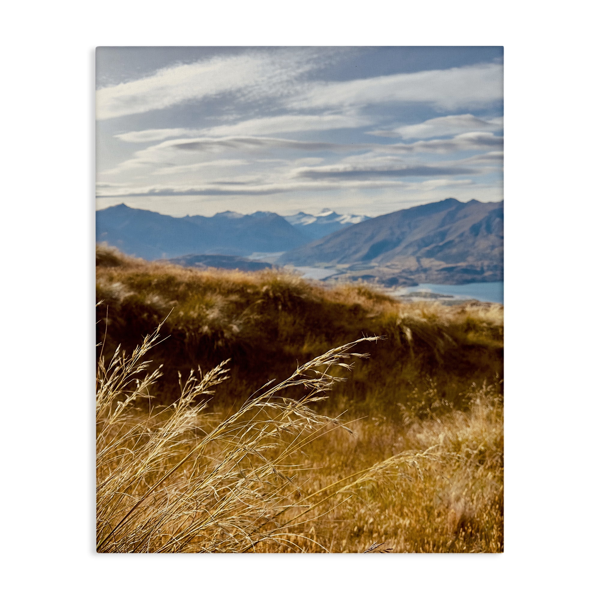 Stupell Industries Windblown Mountain Region Landscape Photography Gallery Wrapped Canvas Art Print Wall Art, 24 x 30